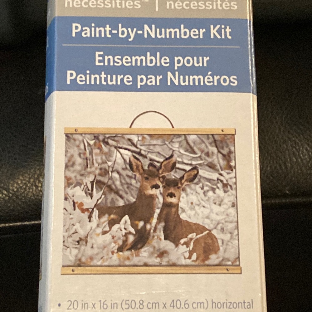 Paint by number kit - Winter Deer